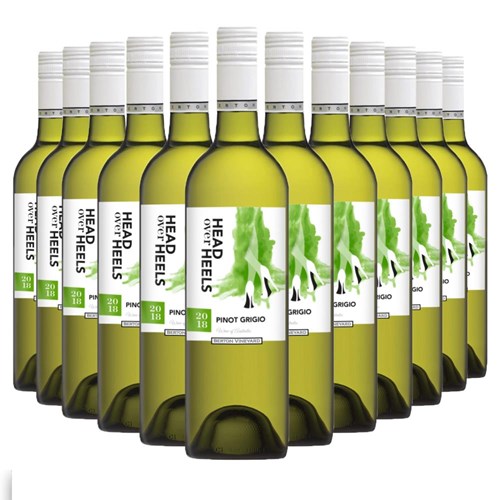 Case of 12 Head over Heels Pinot Grigio 75cl White Wine